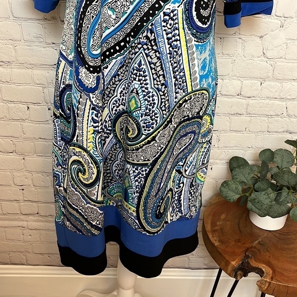 Karin Stevens Paisley Print Dress - Picture 3 of 9